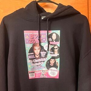 Black Graphic Hoodie - My Chemical Romance - Boy Zone Magazine